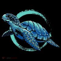 Cute Sea Animal Lover Ocean Pet Owner Gift Aquarium Turtle Kids T-Shirt