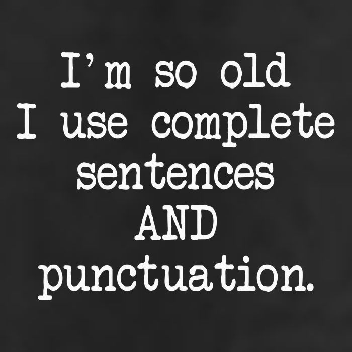 Complete Sentences And Punctuation Grammar Garment-Dyed Fleece Hoodie