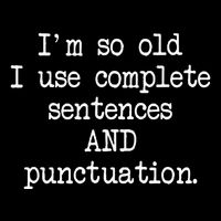 Complete Sentences And Punctuation Grammar Drawstring Bag