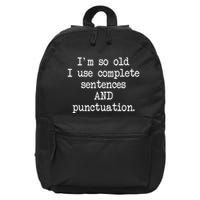 Complete Sentences And Punctuation Grammar 16 in Basic Backpack