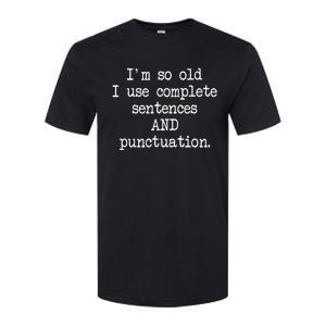 Complete Sentences And Punctuation Grammar Softstyle CVC T-Shirt