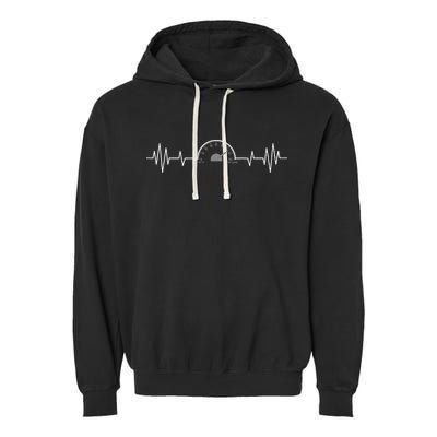 Car Speedometer Auto Mechanic Guys Heartbeat Gift Garment-Dyed Fleece Hoodie