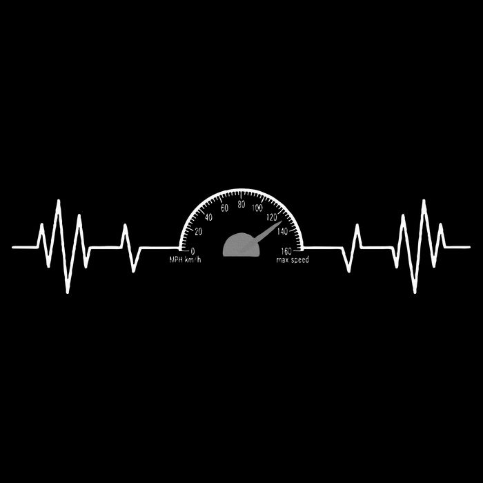Car Speedometer Auto Mechanic Guys Heartbeat Gift 16 in Basic Backpack