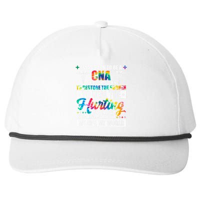 CNA Squad Appreciation Day Tie Dye For Women For Work Snapback Five-Panel Rope Hat