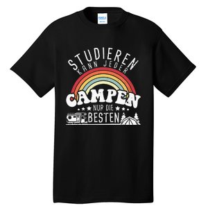 Can study any camping only the best camper camping Tall T-Shirt