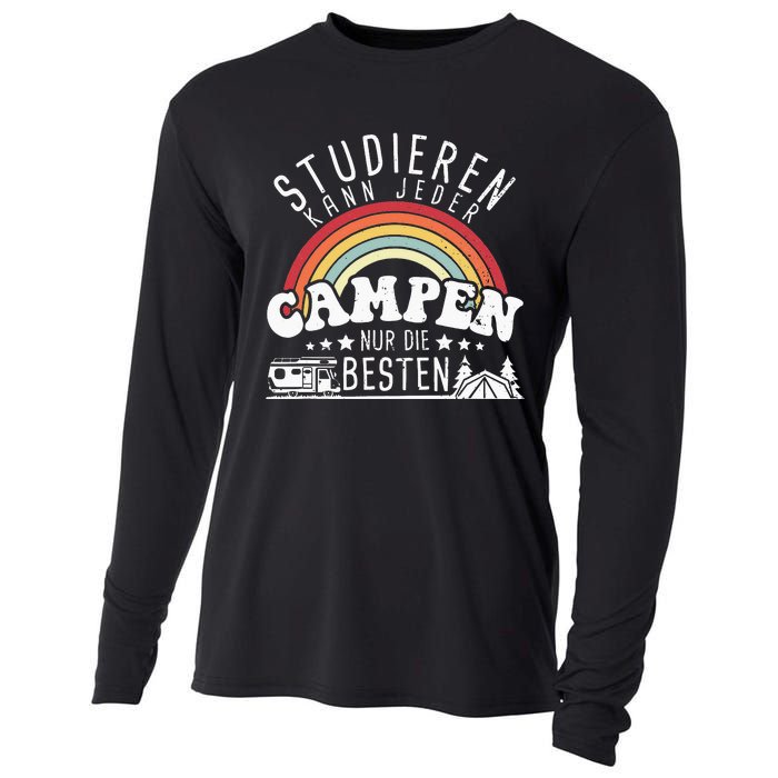 Can study any camping only the best camper camping Cooling Performance Long Sleeve Crew