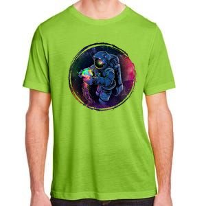 Cool Space Astronaut Jellyfish Galaxy Adult ChromaSoft Performance T-Shirt