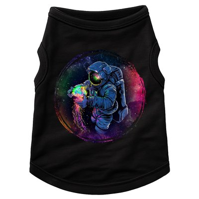 Cool Space Astronaut Jellyfish Galaxy Doggie Tank