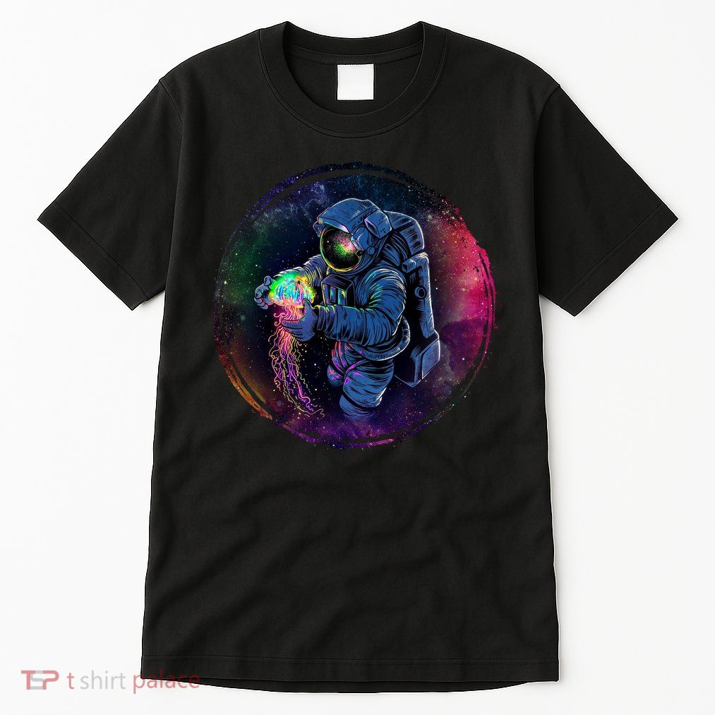 Cool Space Astronaut Jellyfish Galaxy Tall T-Shirt