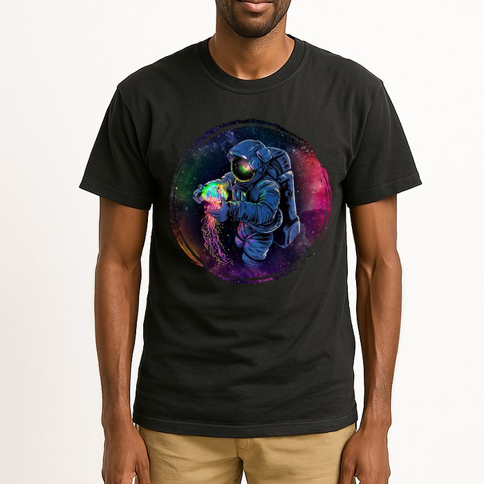 Cool Space Astronaut Jellyfish Galaxy Tall T-Shirt