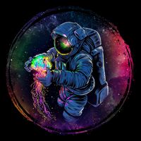 Cool Space Astronaut Jellyfish Galaxy Backpack