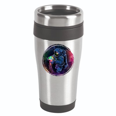 Cool Space Astronaut Jellyfish Galaxy 16oz Travel Tumbler