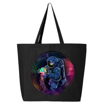 Cool Space Astronaut Jellyfish Galaxy 25L Jumbo Tote