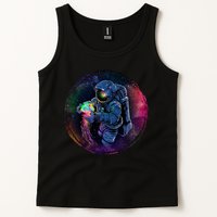 Cool Space Astronaut Jellyfish Galaxy Tank Top
