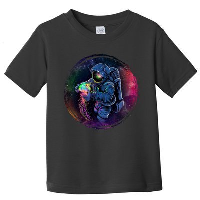 Cool Space Astronaut Jellyfish Galaxy Toddler T-Shirt