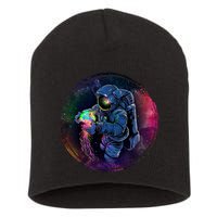 Cool Space Astronaut Jellyfish Galaxy Short Acrylic Beanie