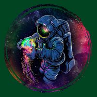 Cool Space Astronaut Jellyfish Galaxy Sweatshirt