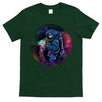Cool Space Astronaut Jellyfish Galaxy T-Shirt