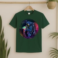Cool Space Astronaut Jellyfish Galaxy T-Shirt