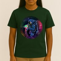 Cool Space Astronaut Jellyfish Galaxy T-Shirt