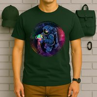Cool Space Astronaut Jellyfish Galaxy T-Shirt