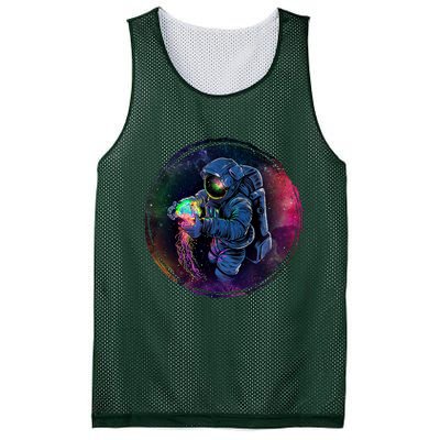 Cool Space Astronaut Jellyfish Galaxy Mesh Reversible Basketball Jersey Tank