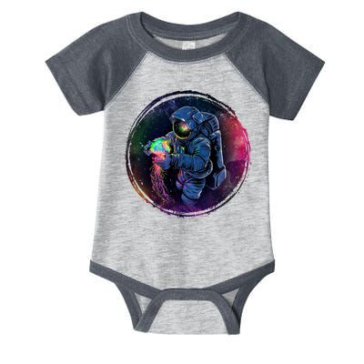 Cool Space Astronaut Jellyfish Galaxy Infant Baby Jersey Bodysuit