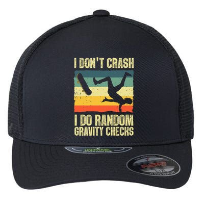 Cool Skateboard Art Skateboarding Skate Board Flexfit Unipanel Trucker Cap