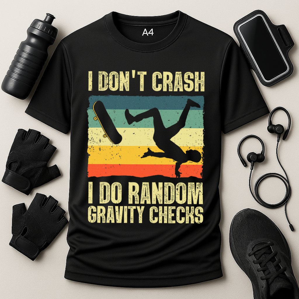 Cool Skateboard Art Skateboarding Skate Board Cooling Performance Crew T-Shirt