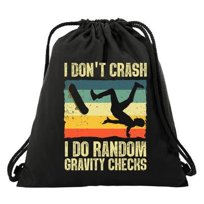 Cool Skateboard Art Skateboarding Skate Board Drawstring Bag