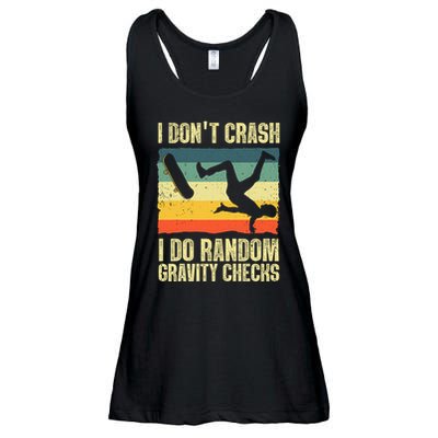 Cool Skateboard Art Skateboarding Skate Board Ladies Essential Flowy Tank