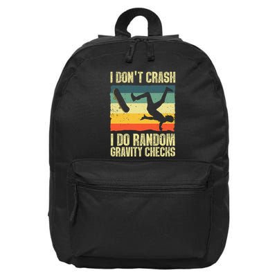 Cool Skateboard Art Skateboarding Skate Board 16 in Basic Backpack