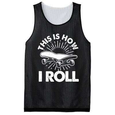 Cool Skateboard Art Boys Girls Skateboarding Mesh Reversible Basketball Jersey Tank