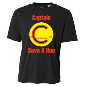 Captain Save A Hoe Cooling Performance Crew T-Shirt