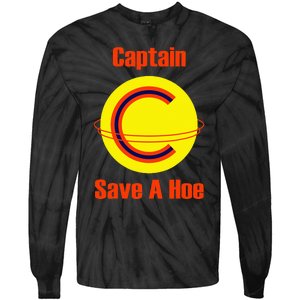 Captain Save A Hoe Tie-Dye Long Sleeve Shirt