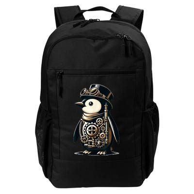 Cool Steampunk Aesthetic Penguin Lover Vintage Penguin Backpack