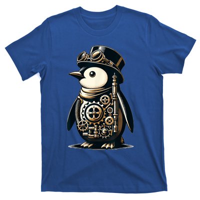 Cool Steampunk Aesthetic Penguin Lover Vintage Penguin T-Shirt