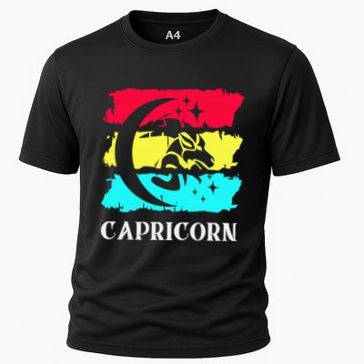 Capricorn Symbol Astrology Zodiac Sea Goat Star Sign Performance Shirt