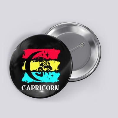 Capricorn Symbol Astrology Zodiac Sea Goat Star Sign Button
