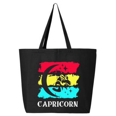 Capricorn Symbol Astrology Zodiac Sea Goat Star Sign 25L Jumbo Tote