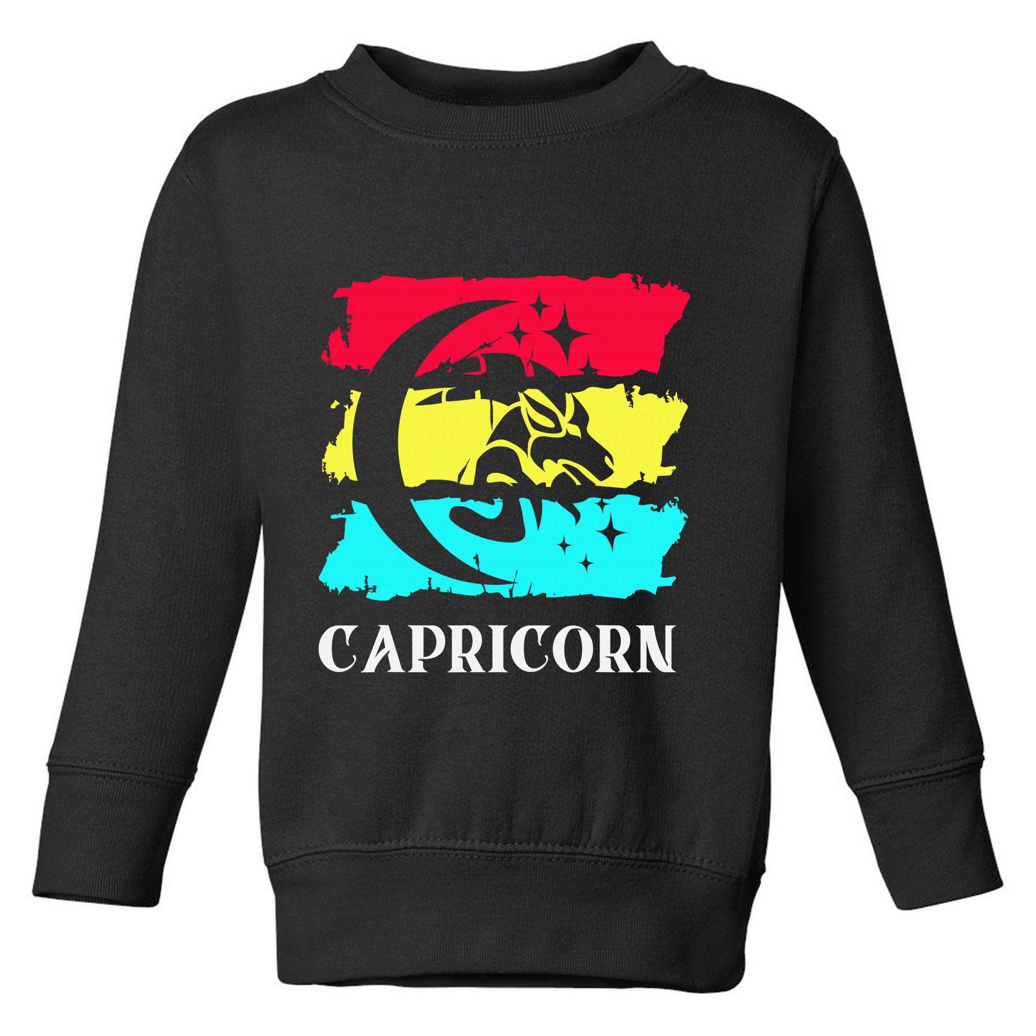 Capricorn Symbol Astrology Zodiac Sea Goat Star Sign Toddler Sweatshirt