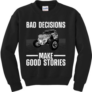 Cute Sxs Art For Utv Off Road Vehicle Sxs Lover Kids Sweatshirt