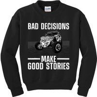 Cute Sxs Art For Utv Off Road Vehicle Sxs Lover Kids Sweatshirt