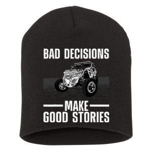 Cute Sxs Art For Utv Off Road Vehicle Sxs Lover Short Acrylic Beanie