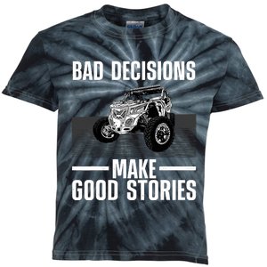 Cute Sxs Art For Utv Off Road Vehicle Sxs Lover Kids Tie-Dye T-Shirt