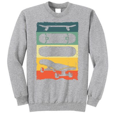 Cool Skateboard Art For Women Skateboarding Skateboarder Tall Sweatshirt