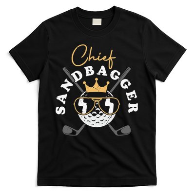 Chief Sandbagger Artwork For A Golf Club T-Shirt