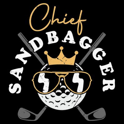 Chief Sandbagger Artwork For A Golf Club T-Shirt