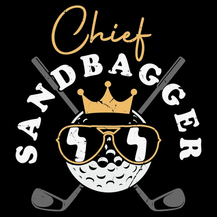 Chief Sandbagger Artwork For A Golf Club Impact Tech Backpack