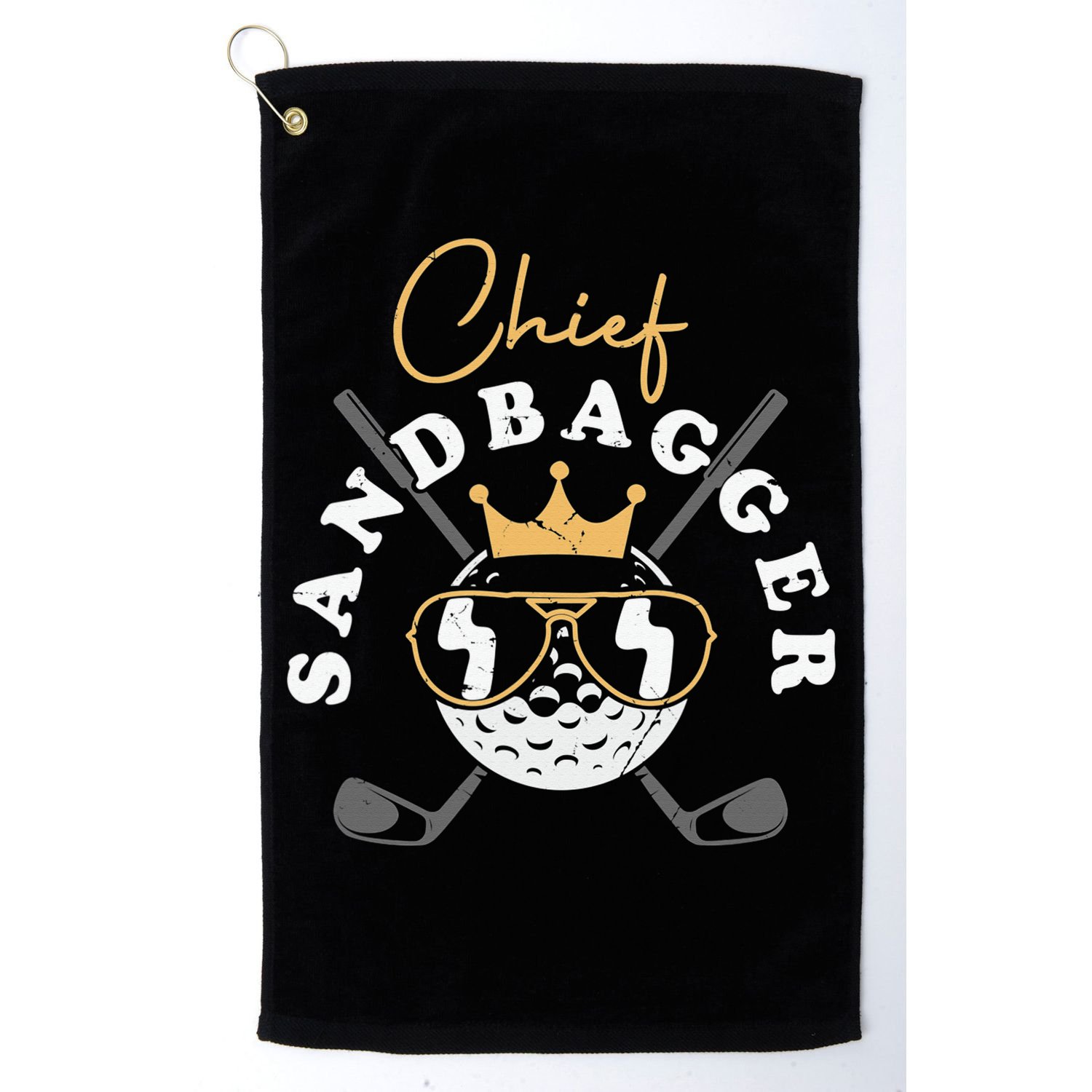 Chief Sandbagger Artwork For A Golf Club Golf Towel